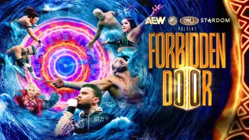 Задник до фильму"AEW x NJPW x CMLL x Stardom Present Forbidden Door 2026" #954953