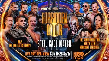 Задник до фильму"AEW x NJPW x CMLL x Stardom Present Forbidden Door 2026" #954955