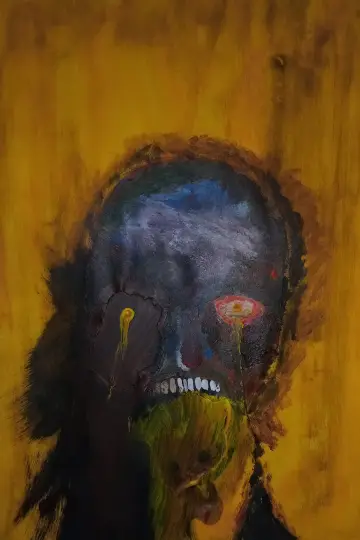 Screaming yellow постер
