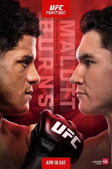 UFC Fight Night 273: Burns vs. Malott постер