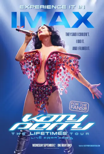 Постер до фільму "Katy Perry: The Lifetimes Tour – Live from Paris" #1210689