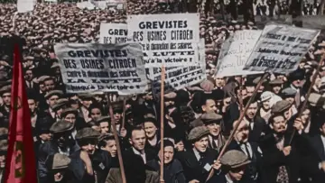 Задник до фильму"1936, le Front Populaire, entre joie et colères" #844745