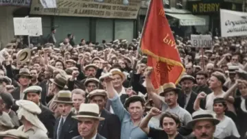 Задник до фильму"1936, le Front Populaire, entre joie et colères" #844747