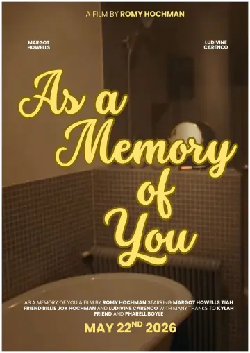 Постер до фильму"As a Memory of You" #825071