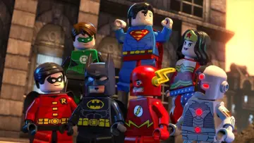 Задник до фільму "LEGO. Бетмен: Супергерої DC об