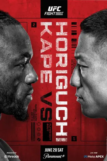 Постер до фильму"UFC Fight Night 279: Kape vs. Horiguchi" #925860