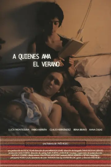 A quienes ama el verano постер