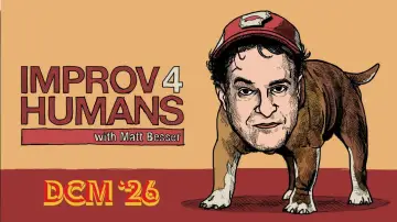 Задник до фильму"improv4humans with Matt Besser: DCM 