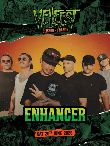 Enhancer - Hellfest 2026 постер