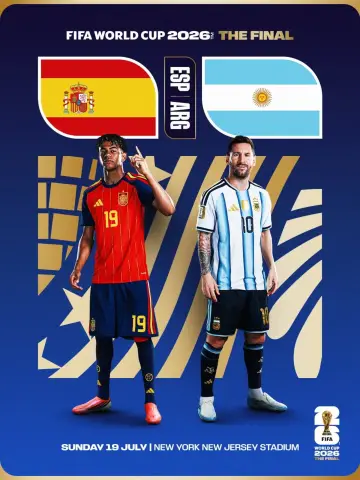 Постер до фильму"FIFA World Cup 2026 Finals - Spain Vs. Argentina" #1164683
