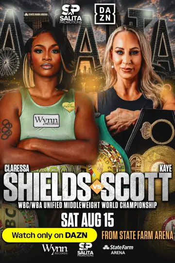 Claressa Shields vs. Kaye Scott постер