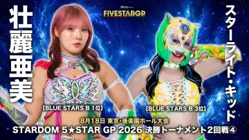 Задник до фільму "Sammy presents STARDOM 5★STAR GP 2026 in KORAKUEN Aug.2" #1288974