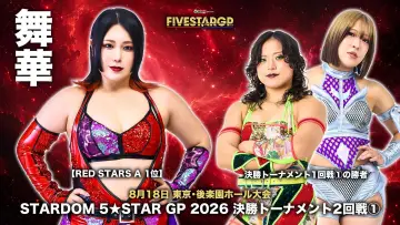 Задник до фільму "Sammy presents STARDOM 5★STAR GP 2026 in KORAKUEN Aug.2" #1288983