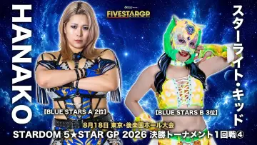 Задник до фільму "Sammy presents STARDOM 5★STAR GP 2026 in KORAKUEN Aug.2" #1288984