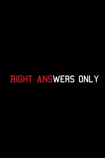 Постер до фільму "Right Answers Only" #1568902