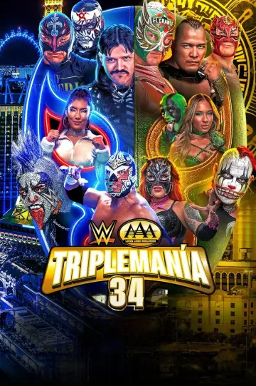 AAA Triplemanía 34 - Friday постер