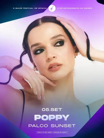 Poppy - Rock in Rio постер