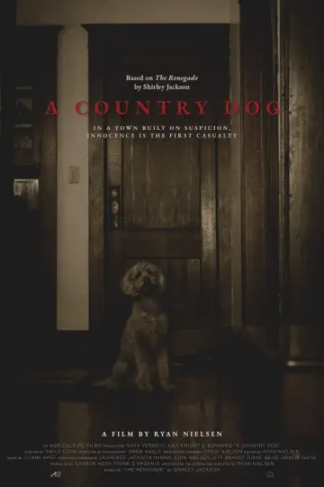 A Country Dog постер