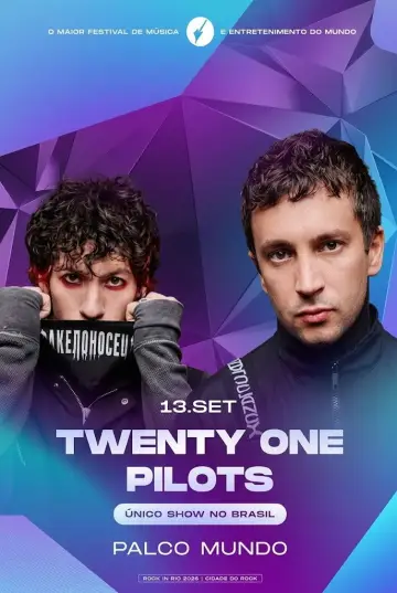 Twenty One Pilots - Rock In Rio 2026 постер