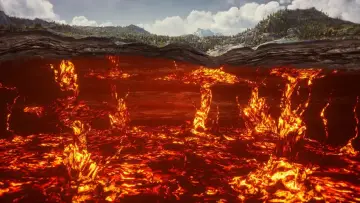 Задник до фільму "Toba, le volcan qui a failli tuer l