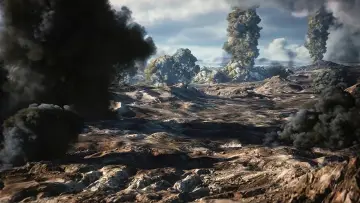 Задник до фільму "Toba, le volcan qui a failli tuer l