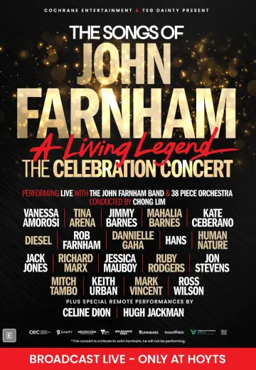 THE SONGS OF JOHN FARNHAM: A LIVING LEGEND – THE CELEBRATION CONCERT постер