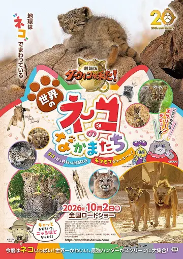 劇場版ダーウィンが来た！世界のネコのなかまたち постер