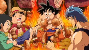 Задник до фильму"ドリコ×ONE PIECE×ドラゴンボールZ 超コラボスペシャル!!" #1048476