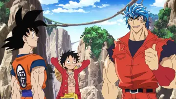 Задник до фильму"ドリコ×ONE PIECE×ドラゴンボールZ 超コラボスペシャル!!" #1048478