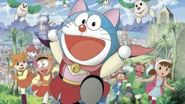 Задник до фильму"映画ドラえもん のび太のワンニャン時空伝" #490005