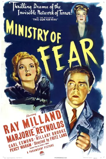 Постер до фільму "Ministry of Fear" #1845594