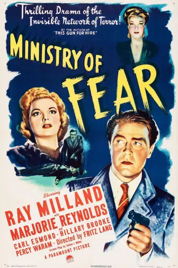 Постер до фільму "Ministry of Fear" #1845598