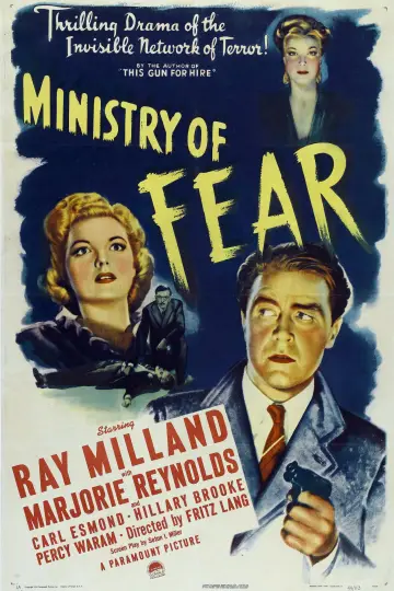 Постер до фільму "Ministry of Fear" #1845600
