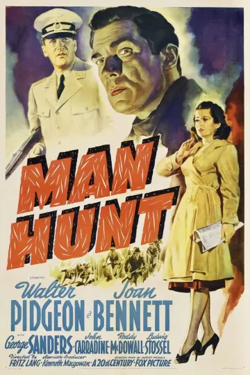 Постер до фильму"Man Hunt" #1111616