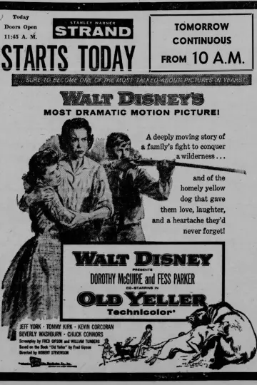 Постер до фильму"Old Yeller" #714612
