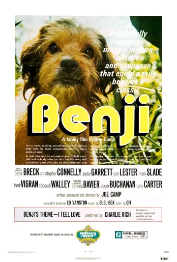 Постер до фильму"Benji" #1117416