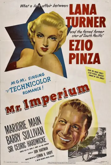 Постер до фильму"Mr. Imperium" #659493