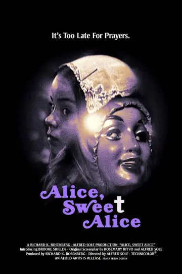 Постер до фильму"Alice, Sweet Alice" #147397