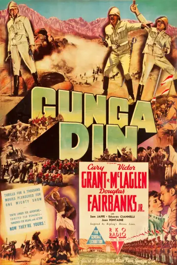 Постер до фильму"Gunga Din" #1103692