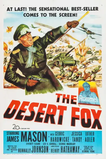 Постер до фильму"The Desert Fox: The Story of Rommel" #1083211