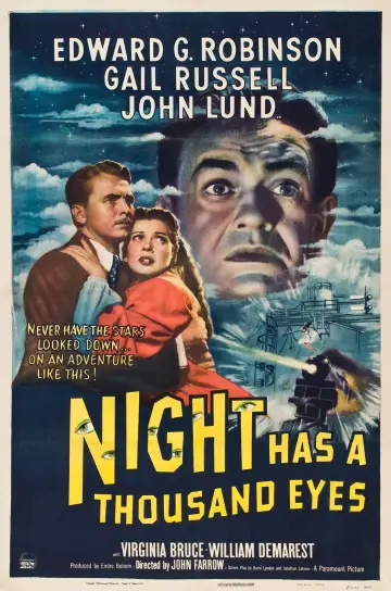 Постер до фільму "Night Has a Thousand Eyes" #1874346