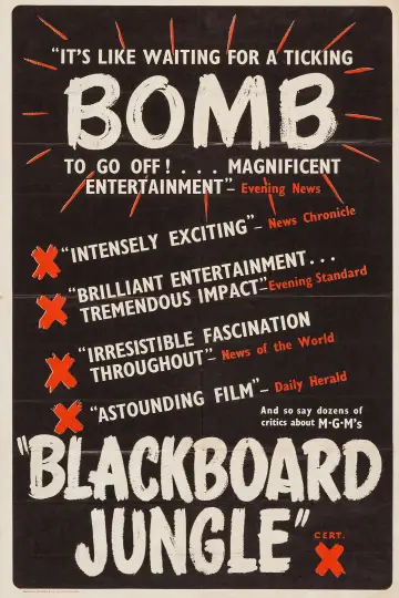 Постер до фильму"Blackboard Jungle" #1080988