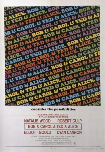 Постер до фильму"Bob & Carol & Ted & Alice" #1118597