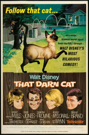 Постер до фильму"That Darn Cat!" #1039945