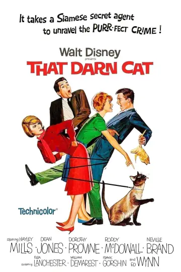 Постер до фильму"That Darn Cat!" #1039952
