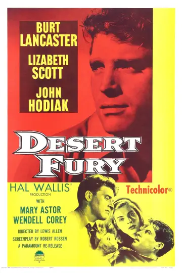 Постер до фильму"Desert Fury" #1105379