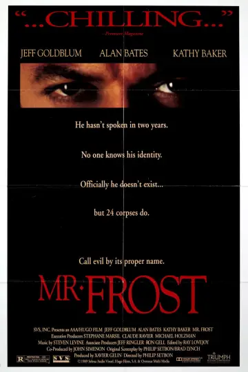 Постер до фильму"Mister Frost" #1195253