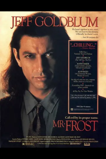 Постер до фильму"Mister Frost" #1195258