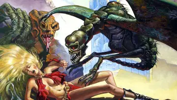 Задник до фильму"Galaxy of Terror" #386355