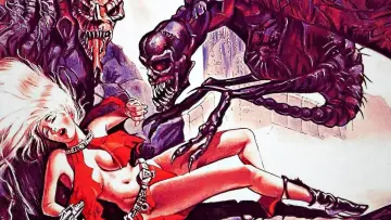 Задник до фильму"Galaxy of Terror" #386360